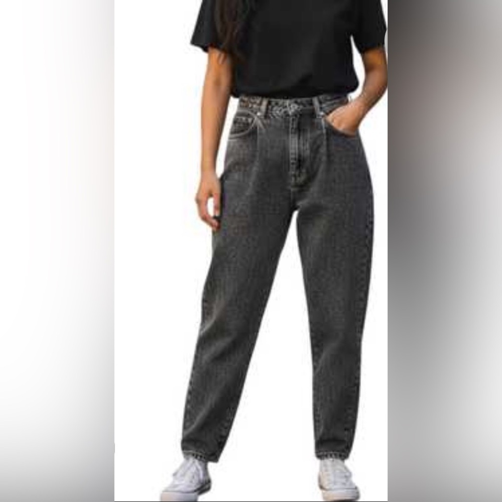 Forenza Vintage 80’s Women’s washed Black Denim Jeans sz 14